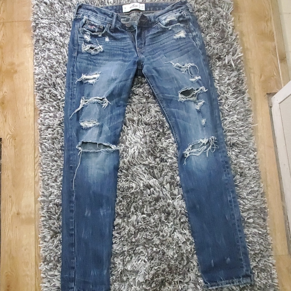 Hollister ripped jeans